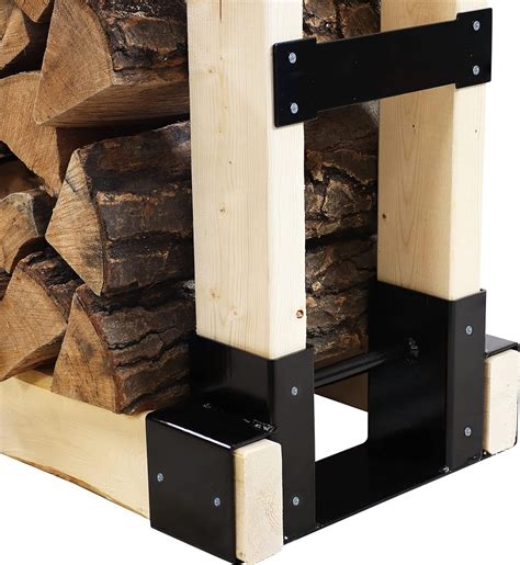 metal log rack brackets|tractor supply wood rack brackets.